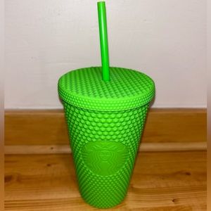 Starbucks Grande Neon Green Studded Tumbler Summer 2021